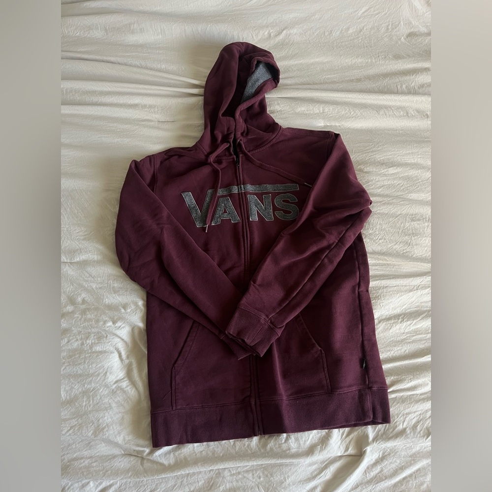 Vans Burgundy Hoodie Sweater